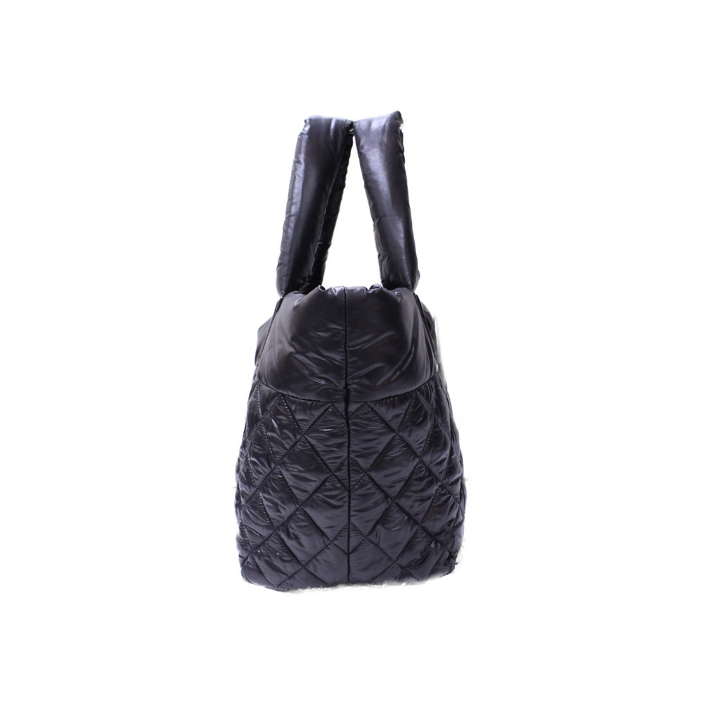 Chanel Nylon Bag Black Coco Tote Cocoon